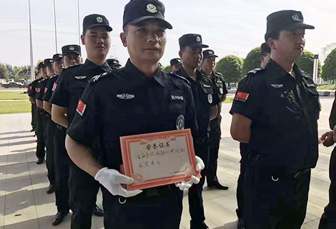 湘雅，河街項(xiàng)目保安技能比武
